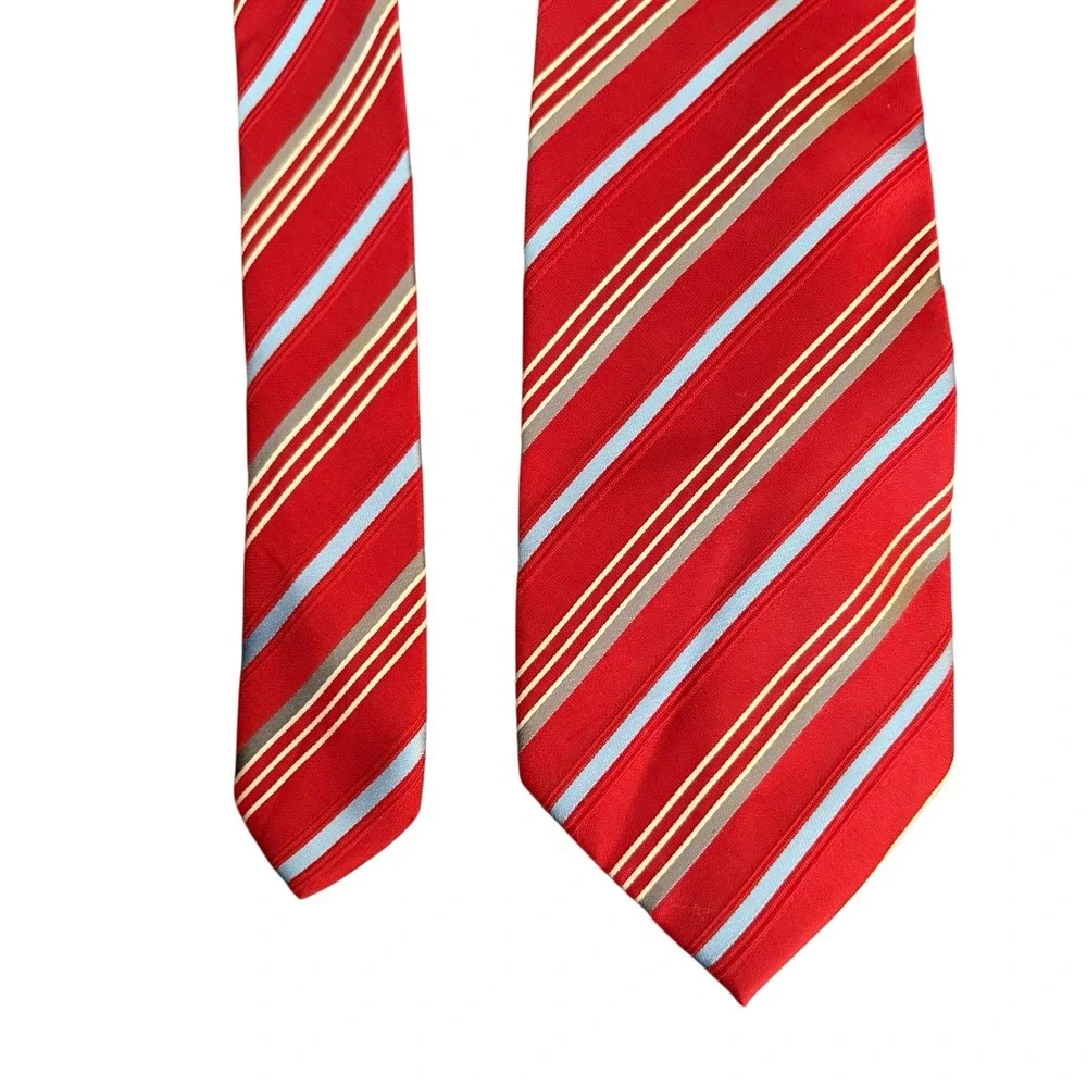 Geoffrey Beene‎ Red Striped Necktie Men's Classic Tie 60